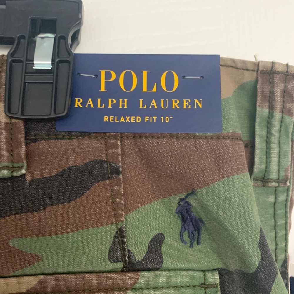 Brand new Polo Camouflage cargo shorts